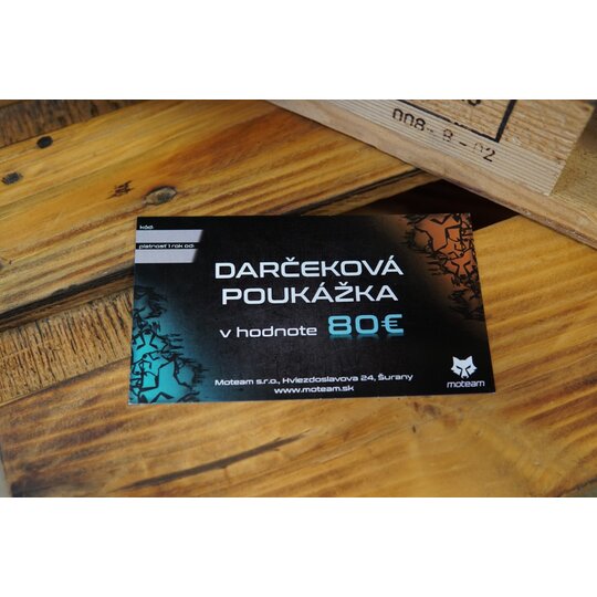 Darčeková poukážka - 80€ 